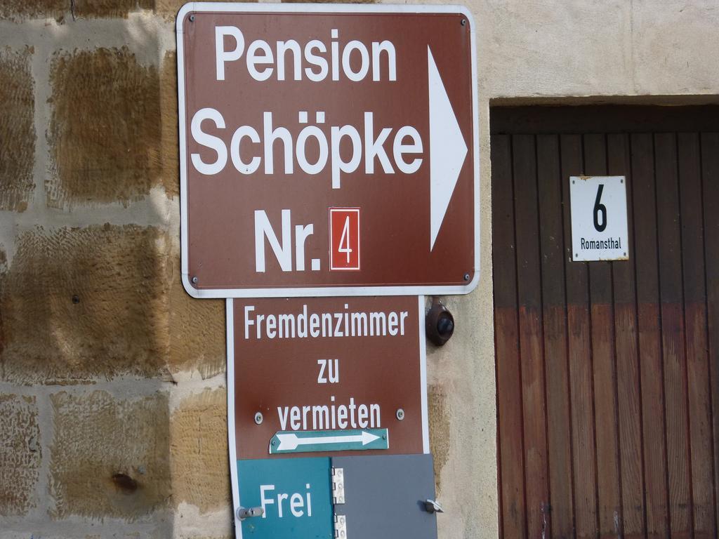 Pension Schoepke Bad Staffelstein Esterno foto